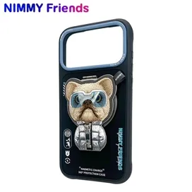 قاب برند نیمی با استند مدل Nimmy Cool & Cute Case Series مناسب برای Apple iPhone 17 Pro Max