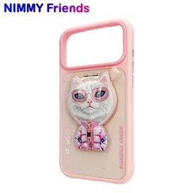 قاب برند نیمی با استند مدل Nimmy Cool & Cute Case Series مناسب برای Apple iPhone 17 Pro Max