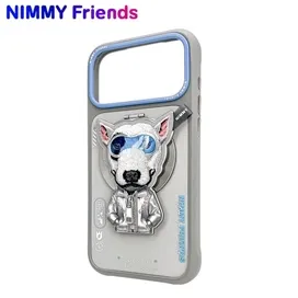 قاب برند نیمی با استند مدل Nimmy Cool & Cute Case Series مناسب برای Apple iPhone 17 Pro Max