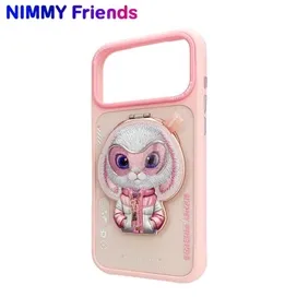 قاب برند نیمی با استند مدل Nimmy Cool & Cute Case Series مناسب برای Apple iPhone 17 Pro Max