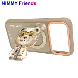 قاب برند نیمی با استند مدل Nimmy Cool & Cute Case Series مناسب برای Apple iPhone 17 Pro Max
