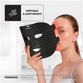 ماسک نور درمانی صورت پرودو مدل PD-LFST099 با 7 رنگ LED