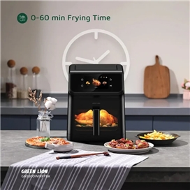 هواپز و سرخ کن بدون روغن هوشمند گرین لاین مدل GN1800WIRFYBK مخزن 6.5 لیتری