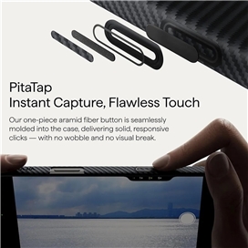 قاب آیفون برند پی تاکا مدل PITAKA Ultra Slim 600D (Twill) (PitaTap) مناسب برای Apple iPhone 17 Pro Max