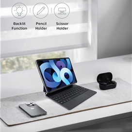 کاور کیبورد دار برند گرین لاین Green Lion مدل Magic Keyboard Case مناسب برای Apple iPad Air 10.9 2022