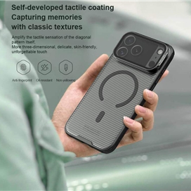 کاور برند نیلکین مدل Camshield Prop Magnetic Clear Transparent Lens Guard مناسب برای Apple iPhone 17 Pro Max