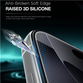 گلس آیفون 17 پرو مکس گرین لاین Green Lion 3D Silicone Plus Iphone 17 Pro Max  GN3DSIL17PCL