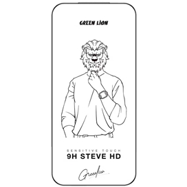 گلس آیفون 17 پرو گرین لاین مدل Green Lion 9H Steve HD iGN9HSGL17PMCL مناسب برای Apple iPhone 17 Pro