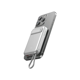 پاوربانک وایرلس 10000 مگ سیف گرین لاین Green Lion DXB MagSafe GNDXBMG10KSL توان 22.5 وات