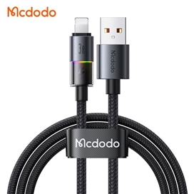 کابل شارژ لایتنینگ 1.2 متر مک دودو Mcdodo Colorful Lights Lightning Cable CA-8170