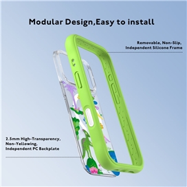 قاب برند Youngkit یانگ کیت مدل danida.o | Dino World مناسب برای Apple iPhone 17 Pro Max