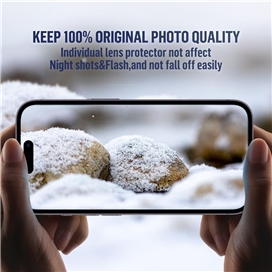 رینگ محافظ لنز آیفون 14 Apple iphone 13 BLUEO Metal Frame Lens Protector Glass