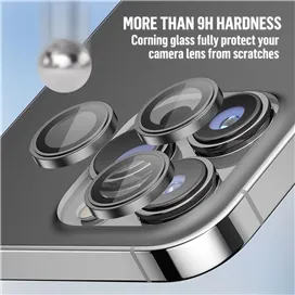 رینگ محافظ لنز آیفون 14 Apple iphone 13 Mini BLUEO Metal Frame Lens Protector Glass