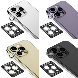 رینگ محافظ لنز آیفون 14 Apple iphone 13 Mini BLUEO Metal Frame Lens Protector Glass