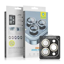 رینگ محافظ لنز آیفون 14 Apple iphone 13 Mini BLUEO Metal Frame Lens Protector Glass