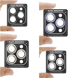 رینگ محافظ لنز آیفون 14 Apple iphone 13 Mini BLUEO Metal Frame Lens Protector Glass