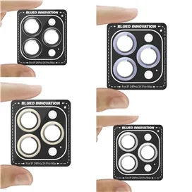 رینگ محافظ لنز آیفون 14 Apple iphone 13 Mini BLUEO Metal Frame Lens Protector Glass