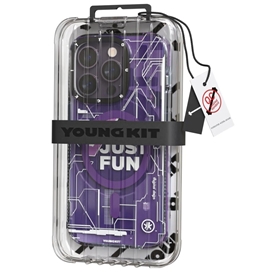 قاب یانگ کیت Youngkit Technology Futuristic Circuit Upgraded Anti-Drop Impact Series مناسب برای Apple iPhone 17
