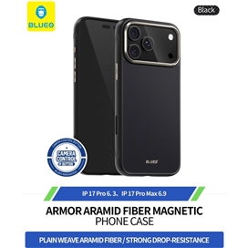 قاب برند بلو Blueo Armor Aramid Fiber Magnetic Case مناسب برای Apple iPhone 16 Pro