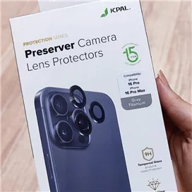 محافظ لنز دوربین برند جی سی پال JCPAL مدل Preserver مناسب برای Apple iPhone 17 Pro