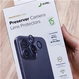 محافظ لنز دوربین برند جی سی پال JCPAL مدل Preserver مناسب برای Apple iPhone 17 Pro