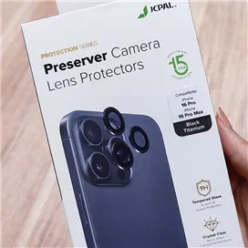 محافظ لنز دوربین برند جی سی پال JCPAL مدل Preserver مناسب برای Apple iPhone 17 Pro