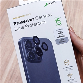 محافظ لنز دوربین برند جی سی پال JCPAL مدل Preserver مناسب برای Apple iPhone 17 Pro