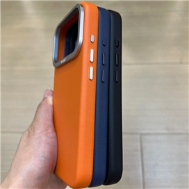 قاب چرمی مگسیف MagSafe برند ممومی memumi مدل Bo Ming Series مناسب برای Apple iPhone 17 Pro