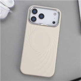 قاب چرمی مگسیف MagSafe ممومی memumi مدل نگین دار مناسب برای Apple iPhone 17 Pro Max