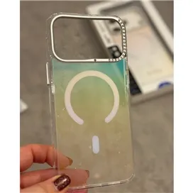 قاب مگسیف MagSafe ووی VAWI مدل نگین دار مناسب برای Apple iPhone 17 Pro
