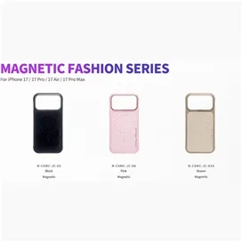 قاب برند نیمی مگ سیف نگین دار مدل Nimmy Magsafe Fashion Series مناسب برای Apple iPhone 17 Pro Max