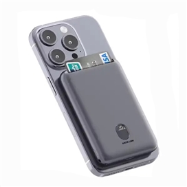 پاوربانک وایرلس 5000 و جا کارتی گرین لاین Green Lion Vetra Power Bank GNVET5PGY