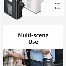 پاوربانک 80000 یوسمز USAMS CD196 80000mAh PowerStation توان 130 وات