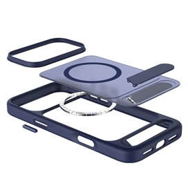 قاب مگسیف MagSafe ضد ضربه لولو Levelo مدل استند دار Matteo مناسب برای Apple iPhone 17 Pro Max