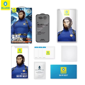گلس برند بلوئو Blueo مدل Blueo Crystal Anti-scratch مناسب برای Apple iPhone 16 Pro بهمراه ابزار نصب