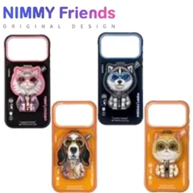 قاب برند نیمی با استند مدل Nimmy Cool & Cute Case Series 2 مناسب برای Apple iPhone 17 Pro Max