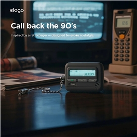 کاور کیس ایرپاد پرو 3 اپل برند Elago مدل Pager Hang مناسب برای AirPods Pro (3rd Gen)