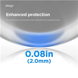 کاور کیس ایرپاد پرو 3 اپل برند Elago مدل AW5 Hang مناسب برای AirPods Pro (3rd Gen)