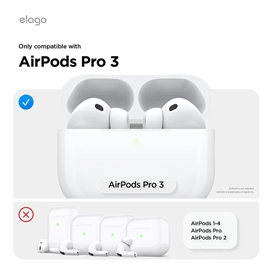 کاور کیس ایرپاد پرو 3 اپل برند Elago مدل AW5 Hang مناسب برای AirPods Pro (3rd Gen)