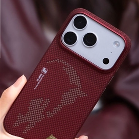 قاب برند بلو مدل Blueo Blaze Steed Aramid Fiber Magnetic Case مناسب برای Apple iPhone 17 Pro Max