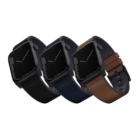 بند چرمی اپل واچ برند یونیک مدل Uniq Straden مناسب برای اپل واچ با سایز 44/45/46/49mm