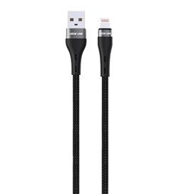 کابل شارژ لایتنینگ 1 متر گرین لاین Green Lion Braided Cable GNBRUSALGBK