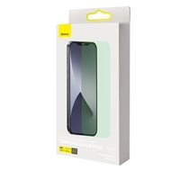 پک 2 تایی محافظ صفحه شیشه ای ضد اشعه Baseus SGAPIPH61P-LP02 Apple iPhone 12 Green Glass