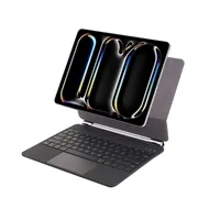 کاور کیبورد دار برند گرین لاین Green Lion مدل Magic Keyboard Case مناسب برای Apple iPad Air 13 2024