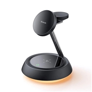 شارژر وایرلس 3 کاره مک دودو Mcdodo 15W Night Light Magnetic Wireless Charging Station CH-495