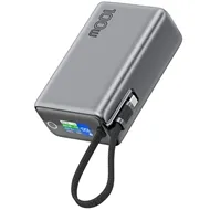 پاوربانک 100 وات 25000 با کابل تایپ سی گرین لاین Green Lion Tron X Power Bank GNTRX25P100GY