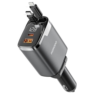 شارژر فندکی پورودو Porodo 111W Car Charger Lightning USB_C