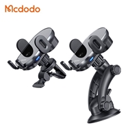 هولدر و شارژر وایرلس 15 وات مک دودو Mcdodo Dual Coil Wireless Charger Car Mount CH-1600