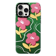 قاب YOUNGKIT یانگکیت Green Sunshine Flowery Smile Magsafe Series مناسب برای Apple iPhone 15