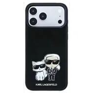 قاب کارل لاگرفلد Karl Lagerfel Smooth MagSafe PU Karl & Choupette Bodies Sketch مناسب برای Apple iPhone 17 Pro Max